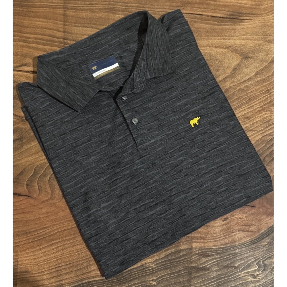 Jack Nicklaus Men's Heathered Gray Stay Dry Performance Polo XL